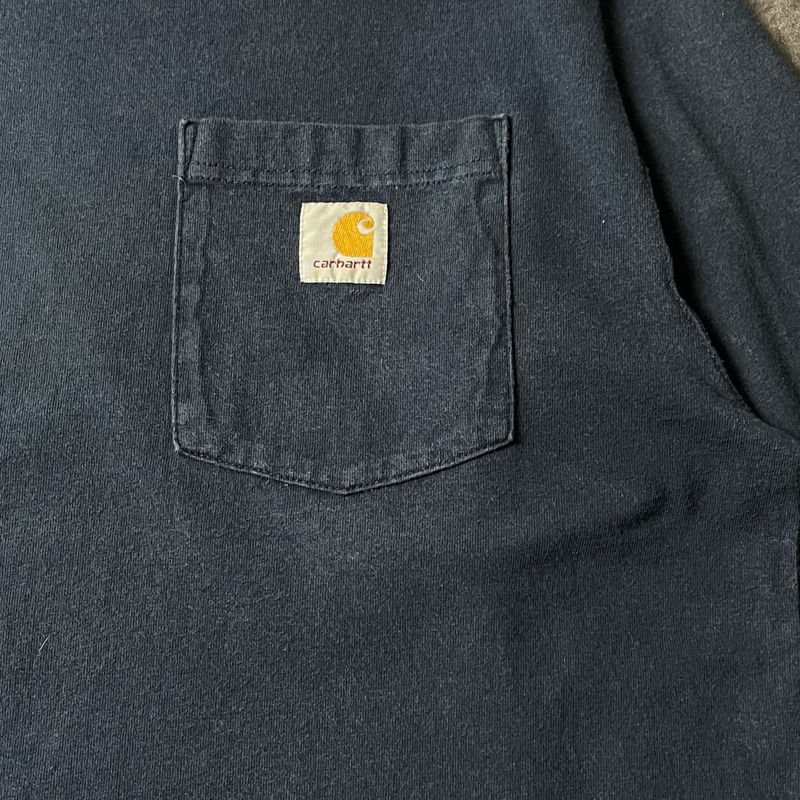 CARHARTT 칼하트 빈티지 네이비 롱슬리브 긴팔 스웨트셔츠A00411 상품이미지3