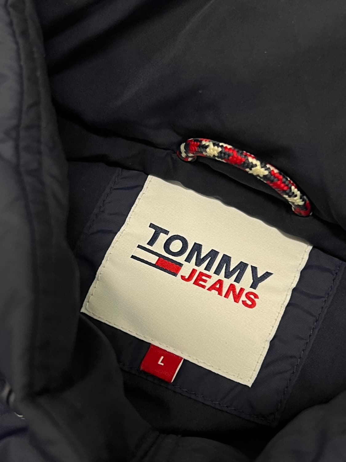 (L) 타미진스 패치로고 나일론 요크 자켓 네이비 상품이미지3