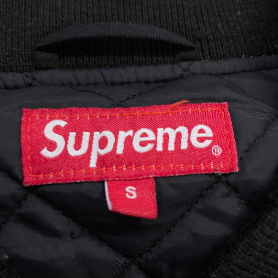 슈프림 x 트레셔 포플린 크루 자켓 블랙 상품이미지6