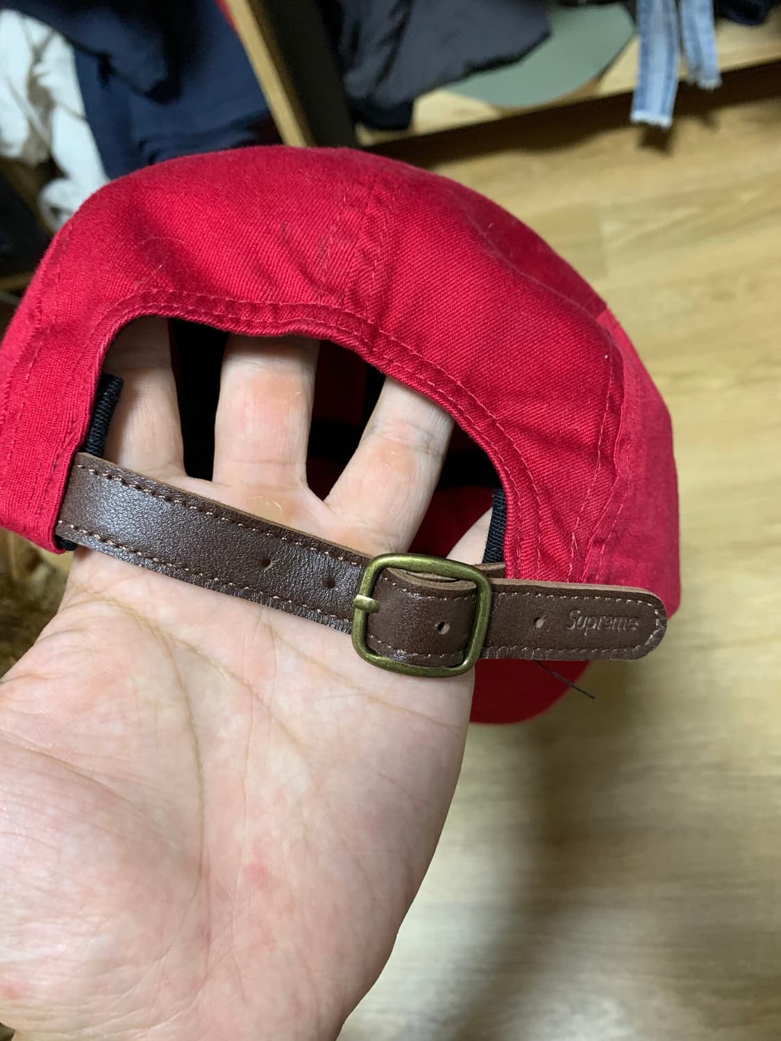 슈프림 25ss 트윌치노 캠프캡 레드 상품이미지5
