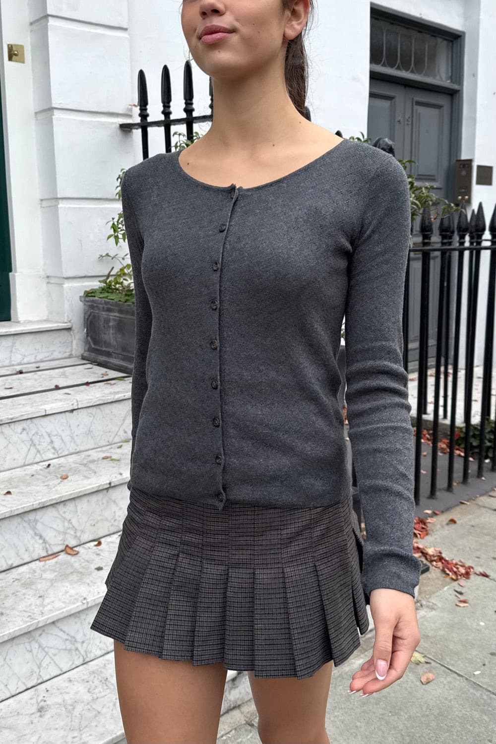 브랜디멜빌 펀칭 가디건 상품이미지1