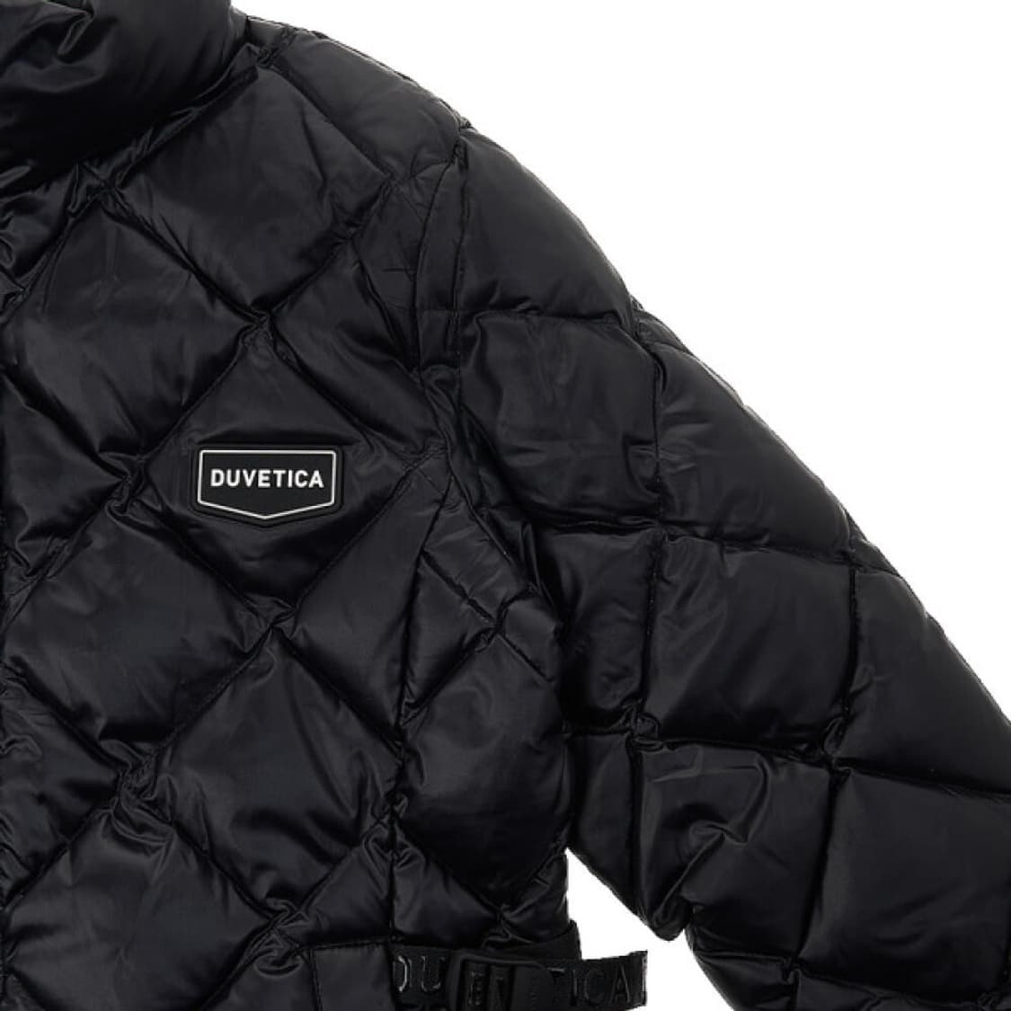 듀베티카 블랙 퀼팅 롱패딩 노사델라 상품이미지4