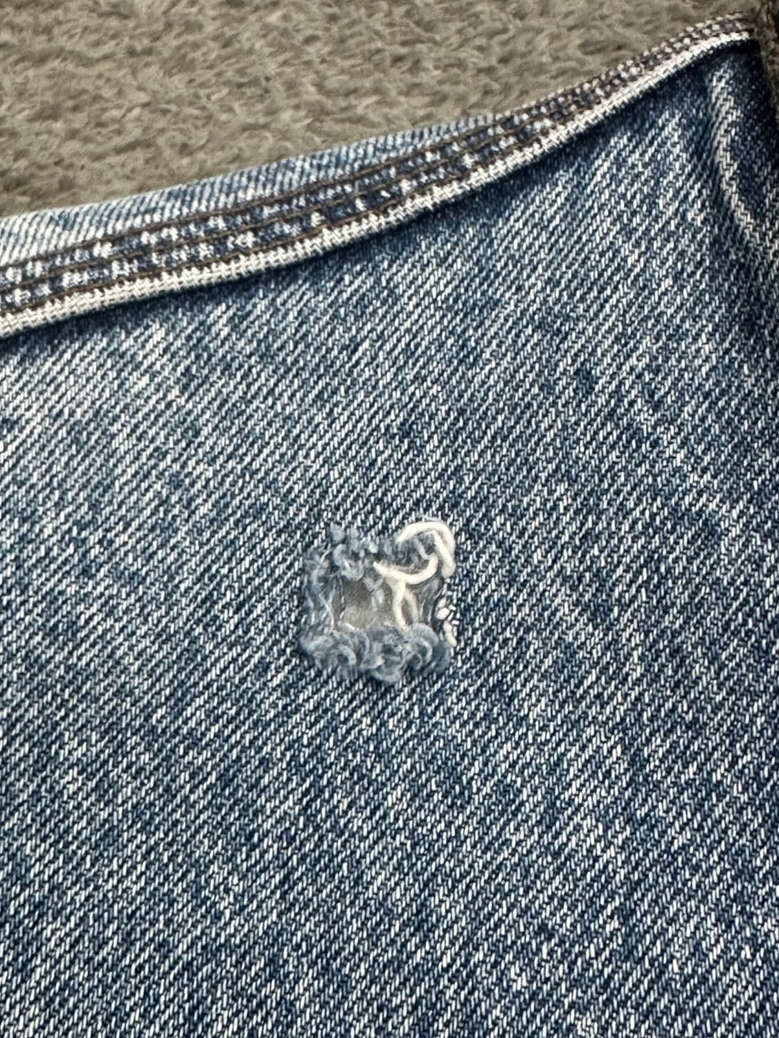 90s 리바이스 실버탭 리버시블 데님 퀼팅 자켓 L 상품이미지9