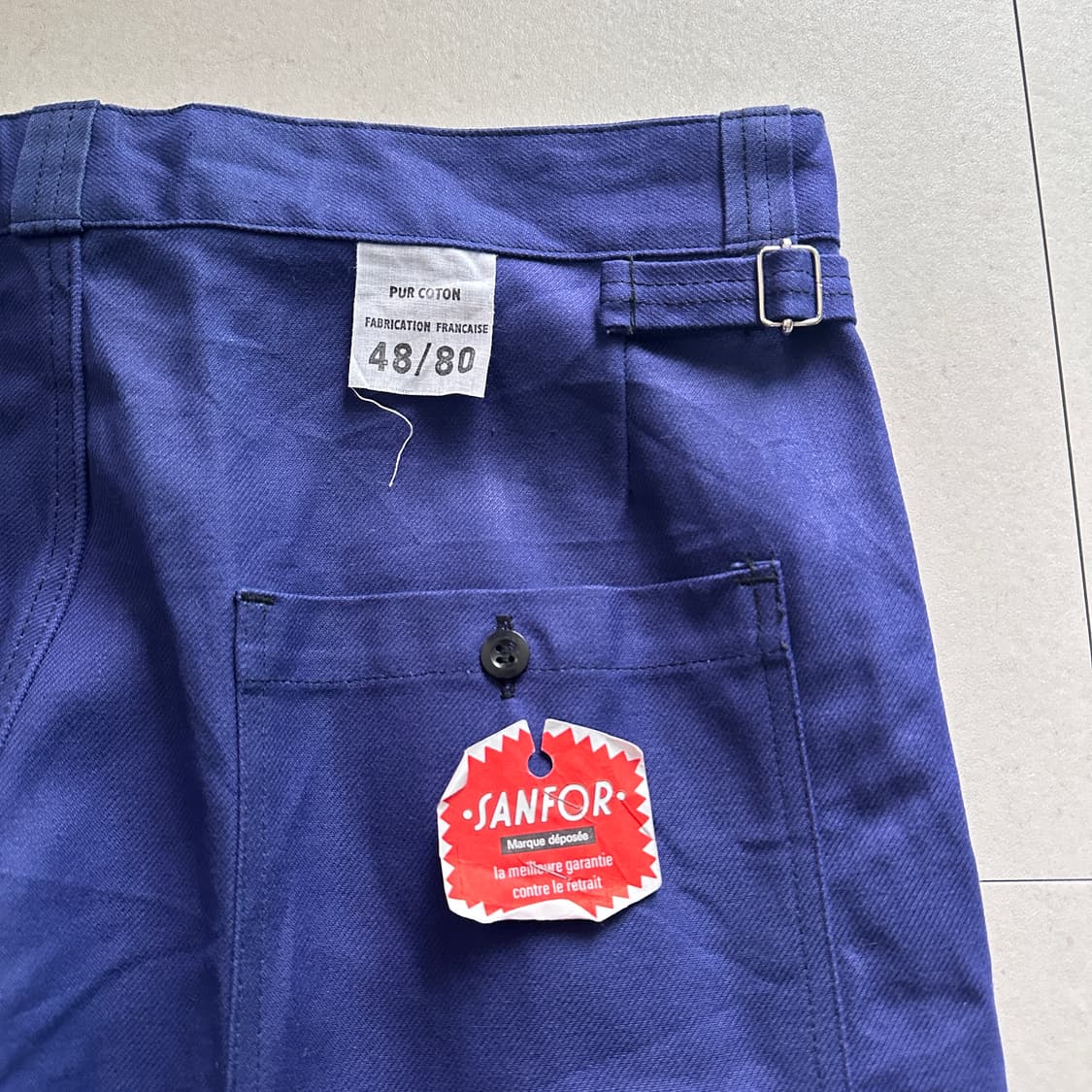 [데드스탁] 70s 프랑스생산 빈티지 프렌치 카펜터 워크 팬츠 상품이미지3