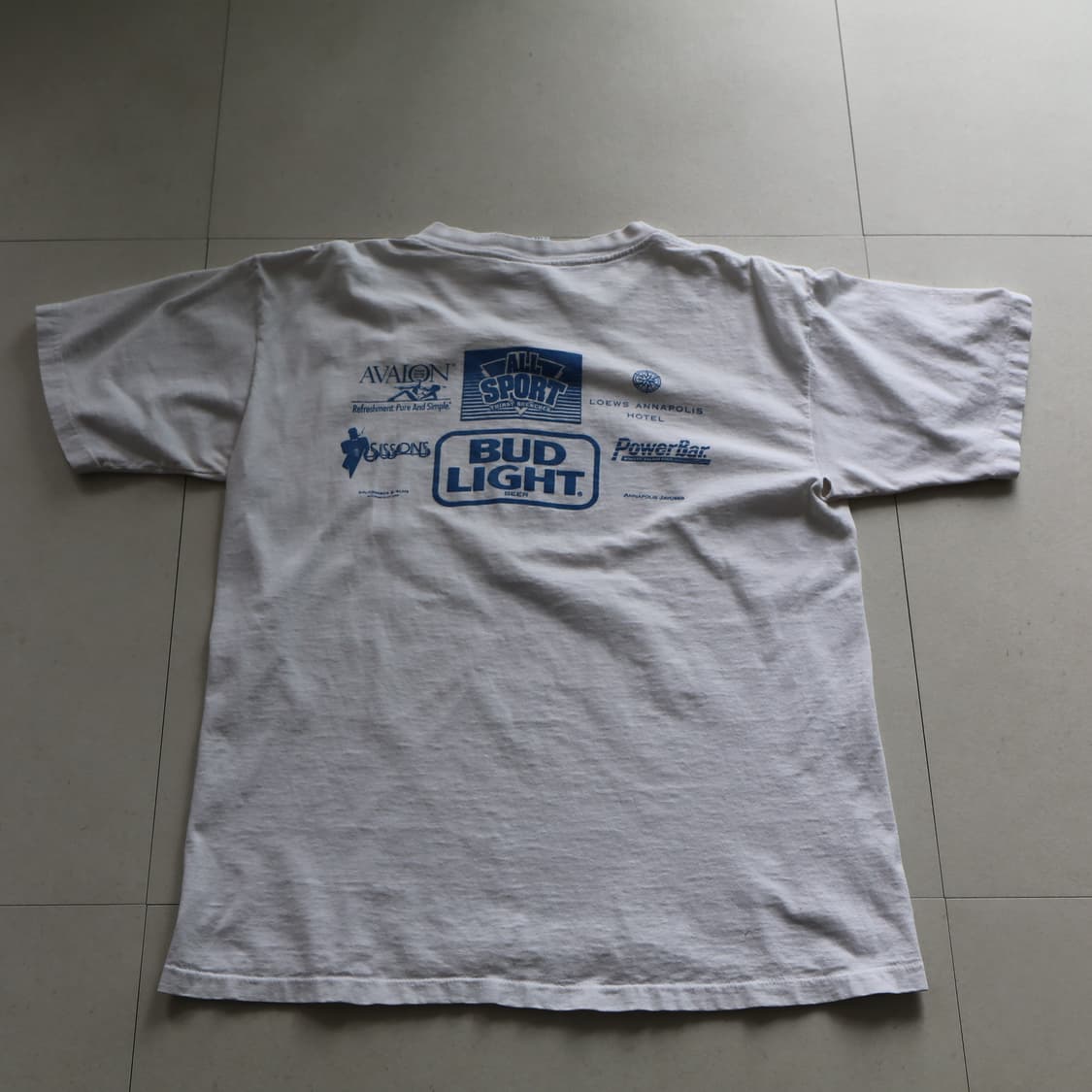 90s MADE IN USA 싱글스티치 빈티지 성조기 티셔츠 L 상품이미지6