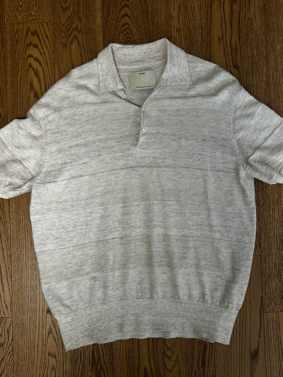 [2] POTTERY 포터리 반팔 니트 상품이미지1