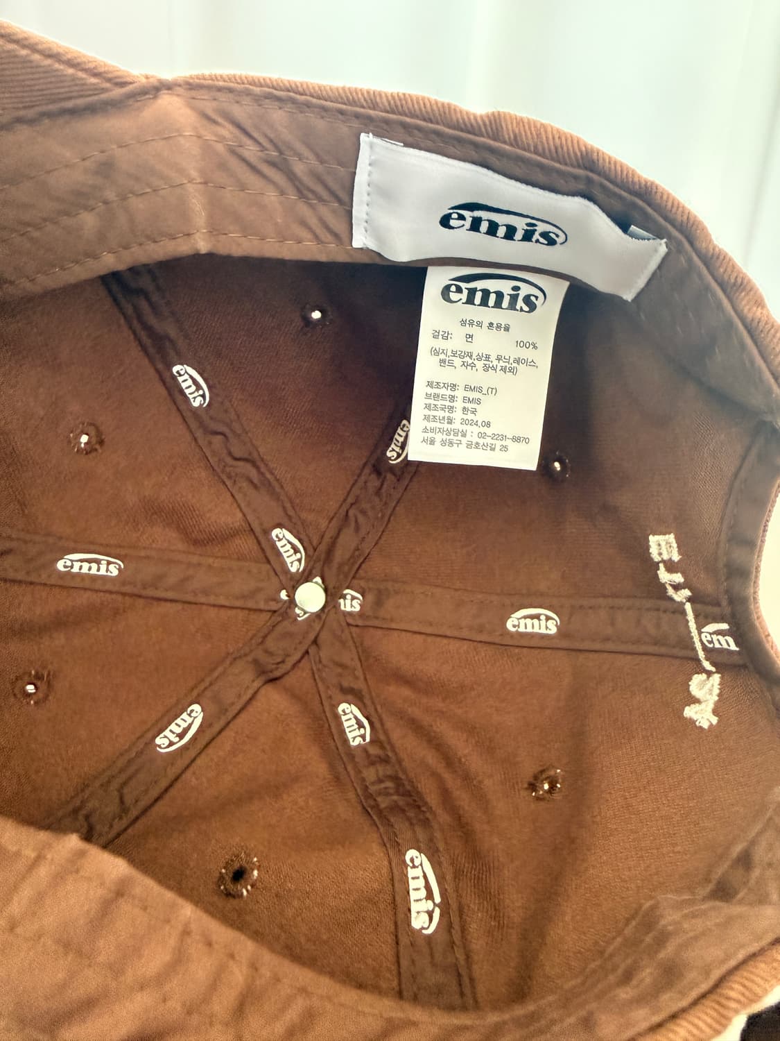 이미스(emis)의 HEART WAPPEN BALL CAP  상품이미지3