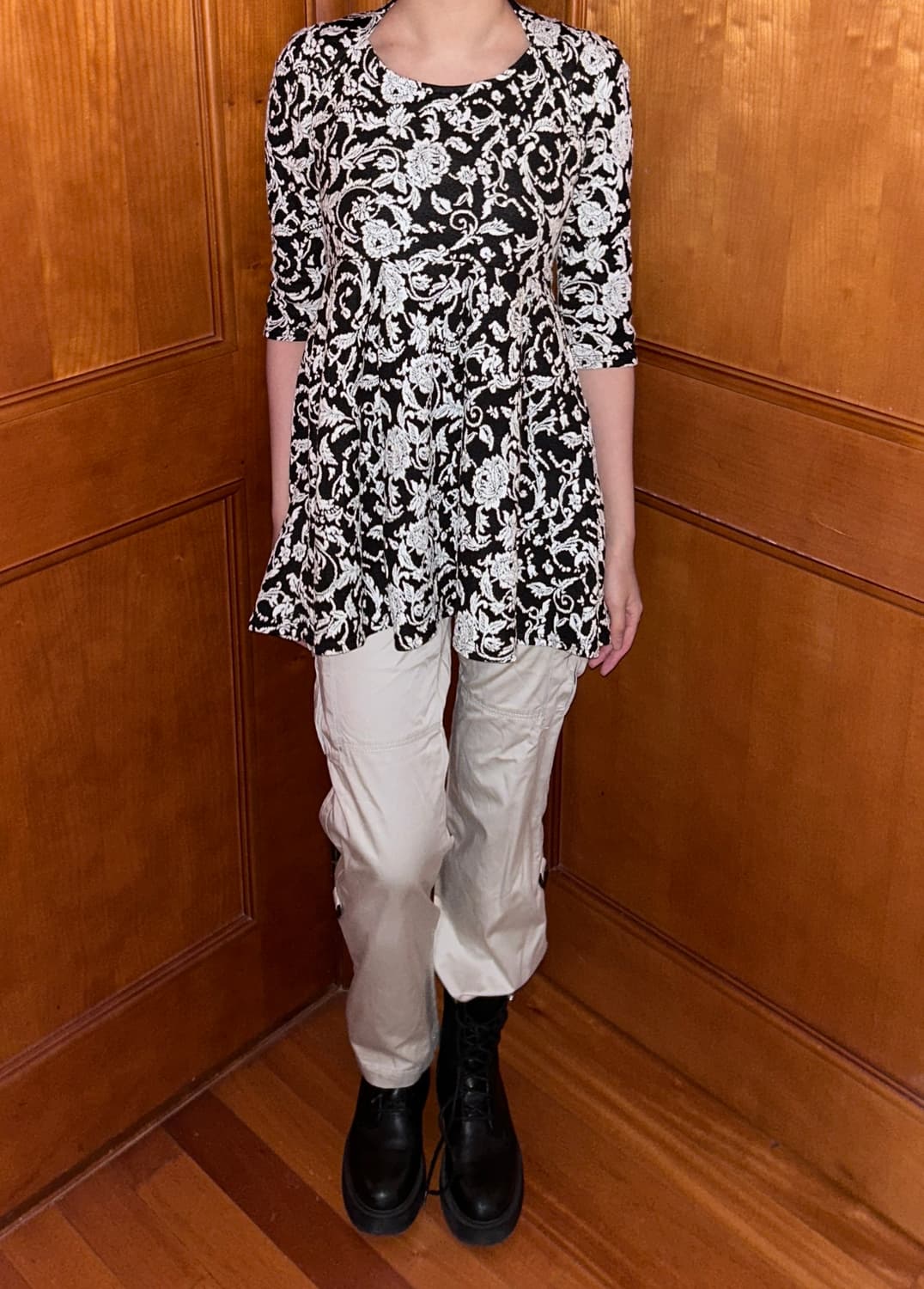 Art Nouveau Pattern Mini Dress 상품이미지3