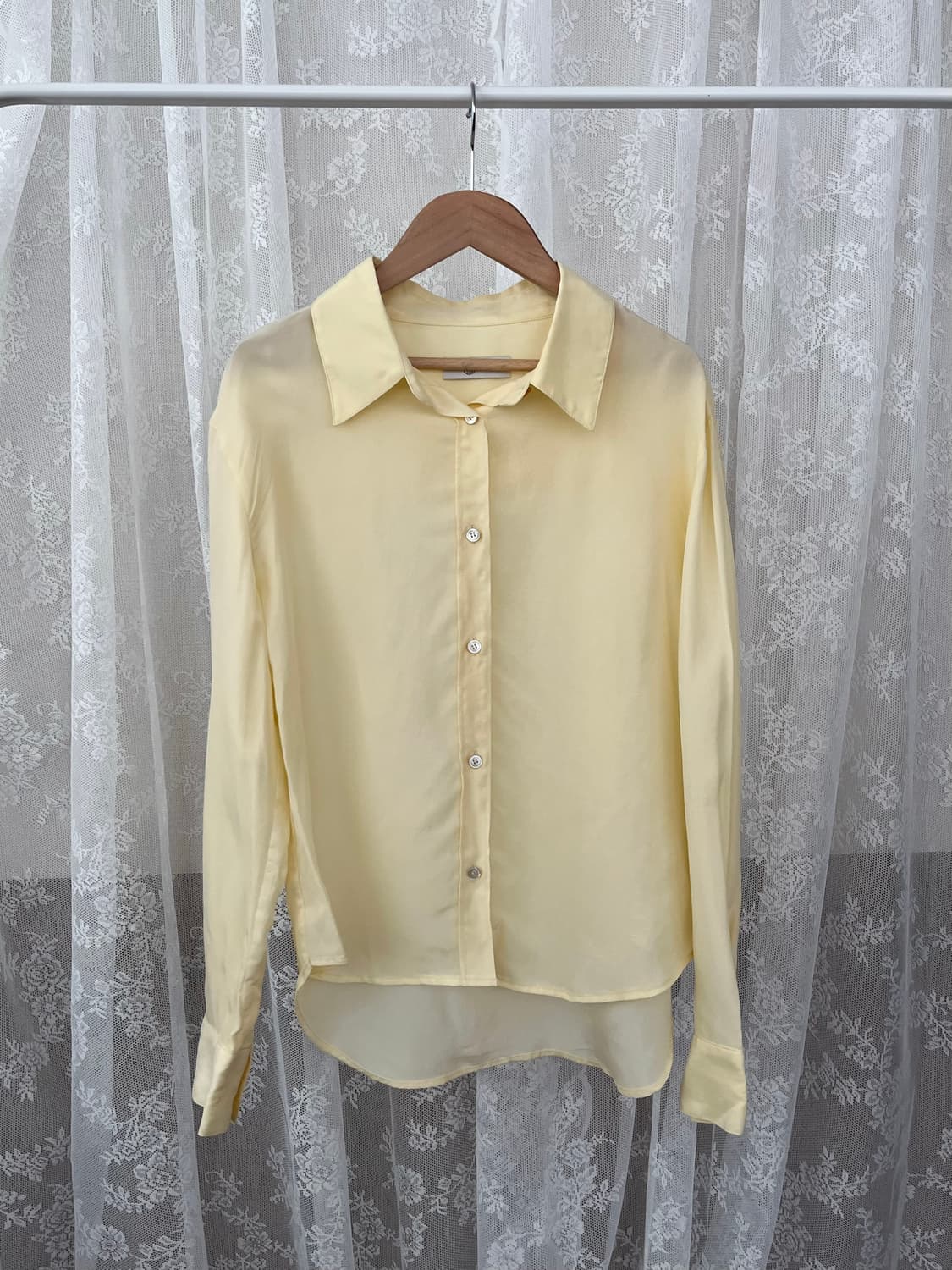 S) 블러썸에이치컴퍼니 뱀버그 큐프라 셔츠 옐로우 상품이미지1