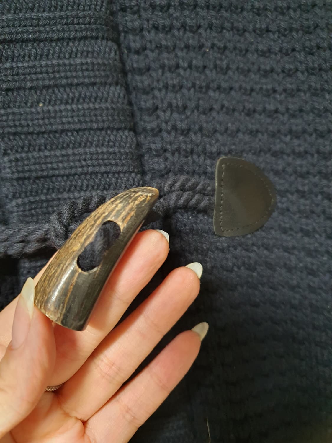 버버리 니트 더블코트 상품이미지6