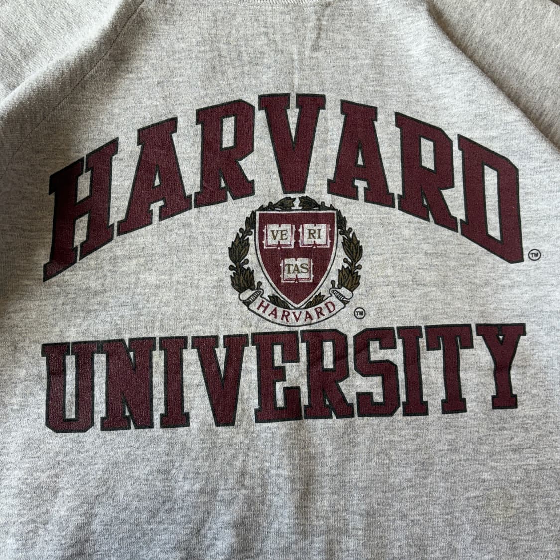 90s 90년대 미국 생산 그레이 화이트 스웻셔츠 상품이미지5