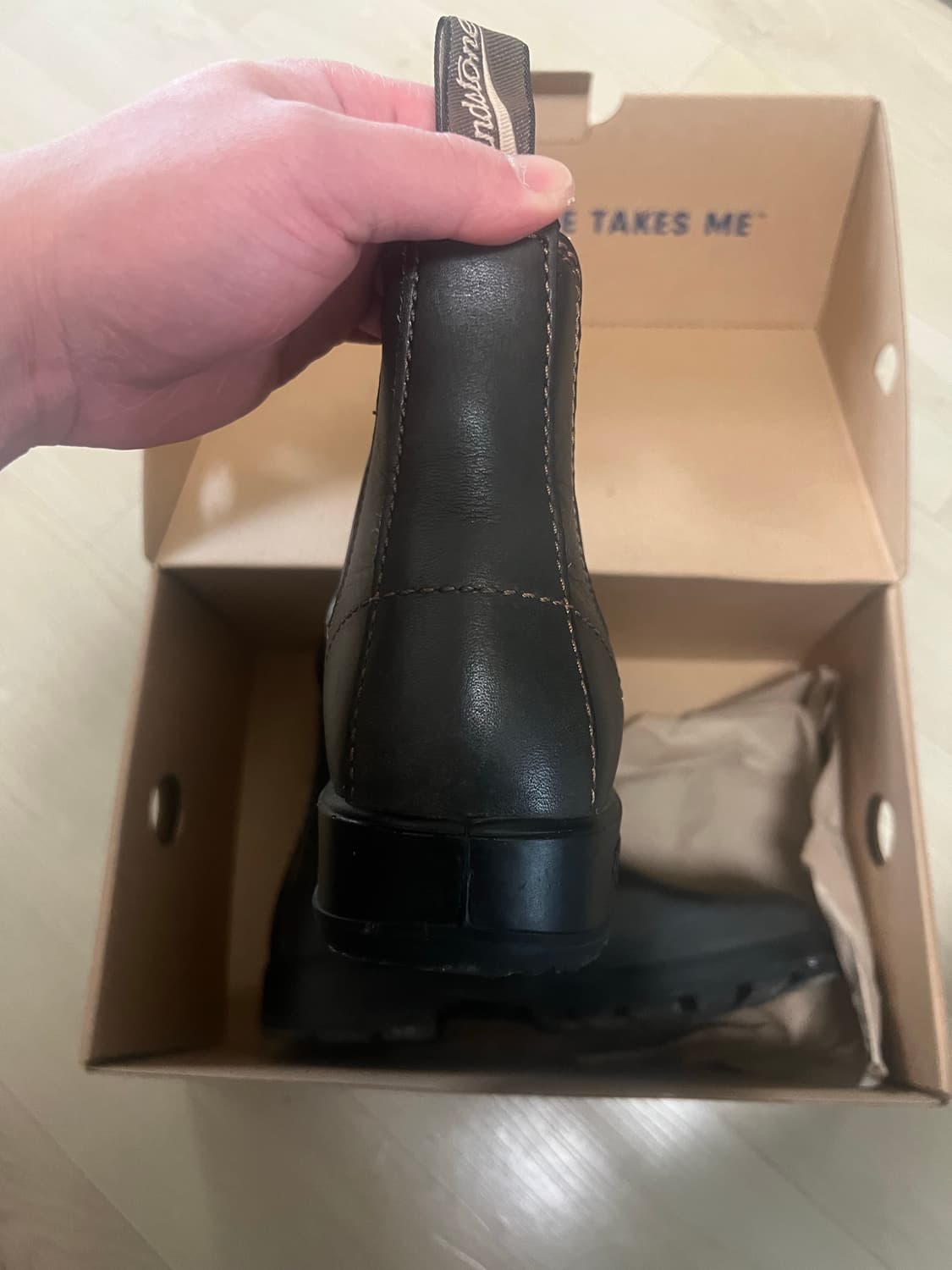 블런드스톤 오리지널500 첼시부츠 브라운 상품이미지4