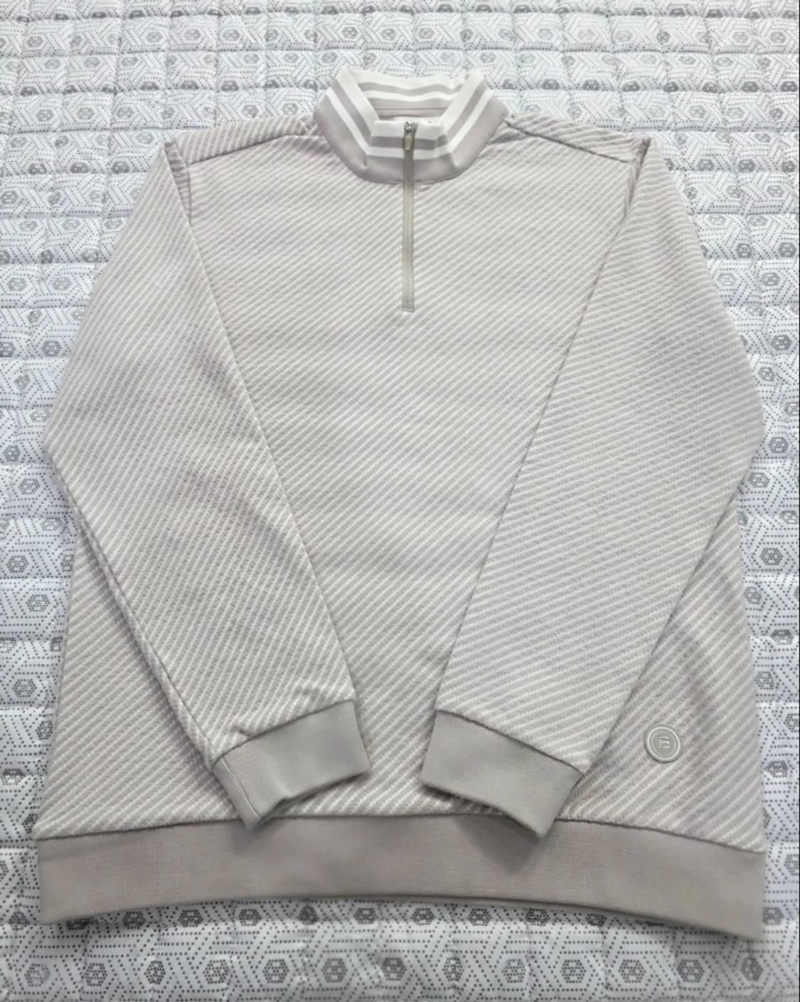 빈폴 남성 헤링본 반집업 티셔츠 95 상품이미지3