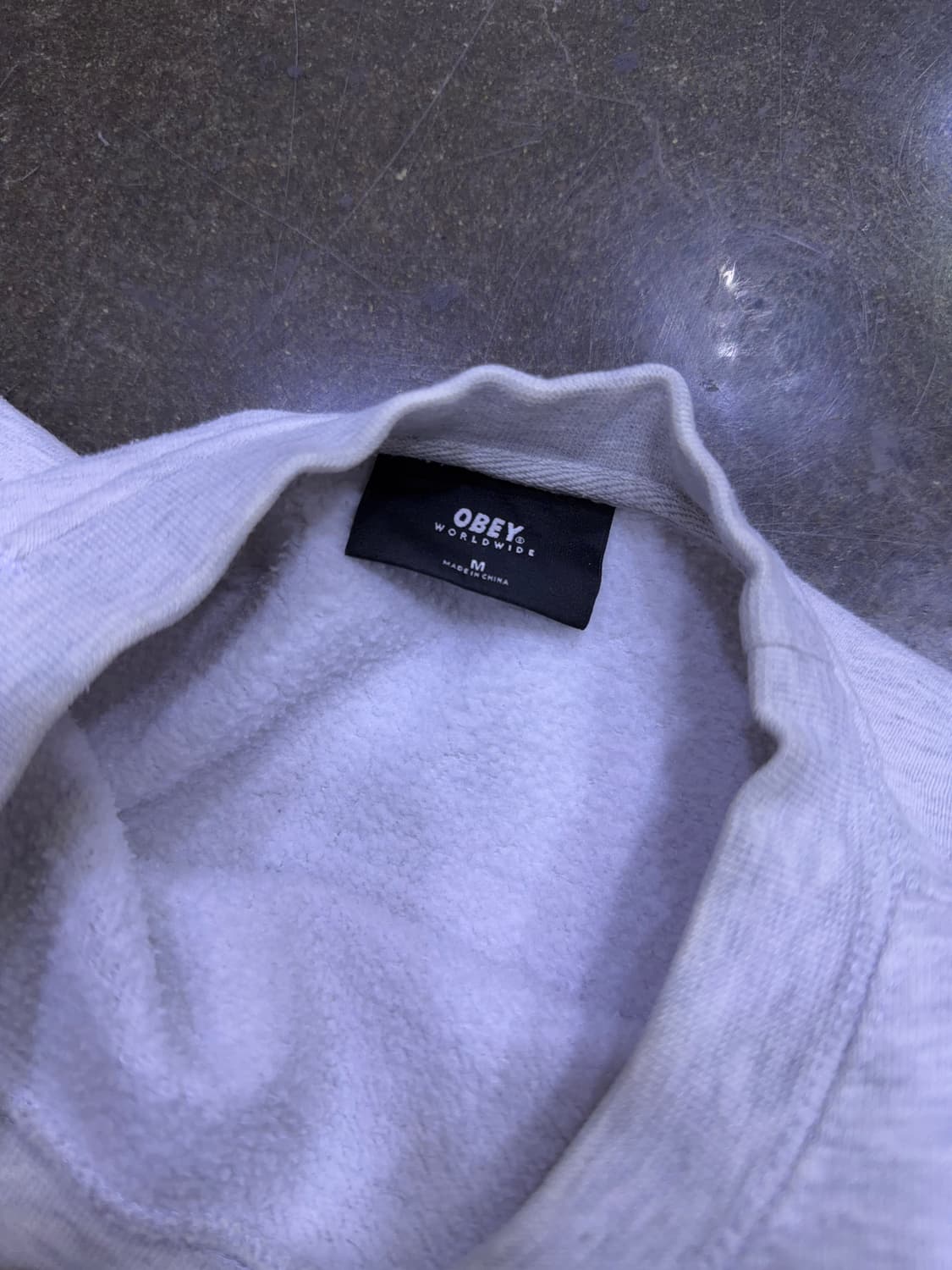 오베이 바 로고 크루넥 맨투맨 스웻셔츠 M 상품이미지9