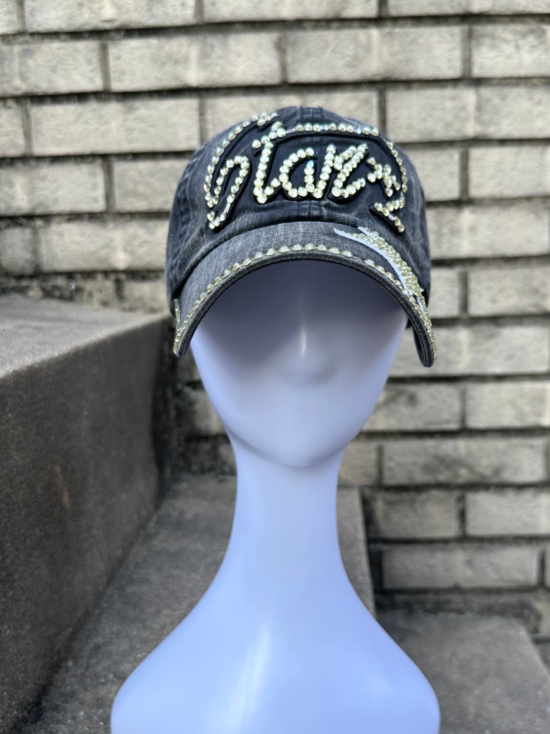 Vintage y2k biz cap gray 상품이미지3