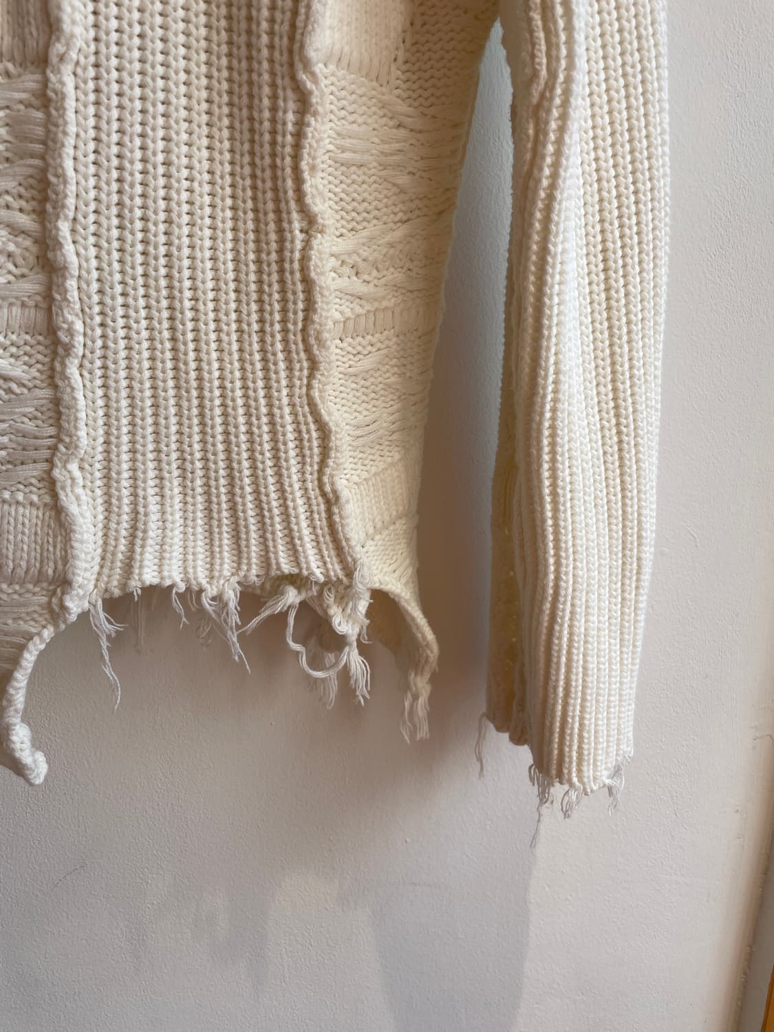 퍼버즈 데미지 니트 가디건 (Free) 상품이미지6