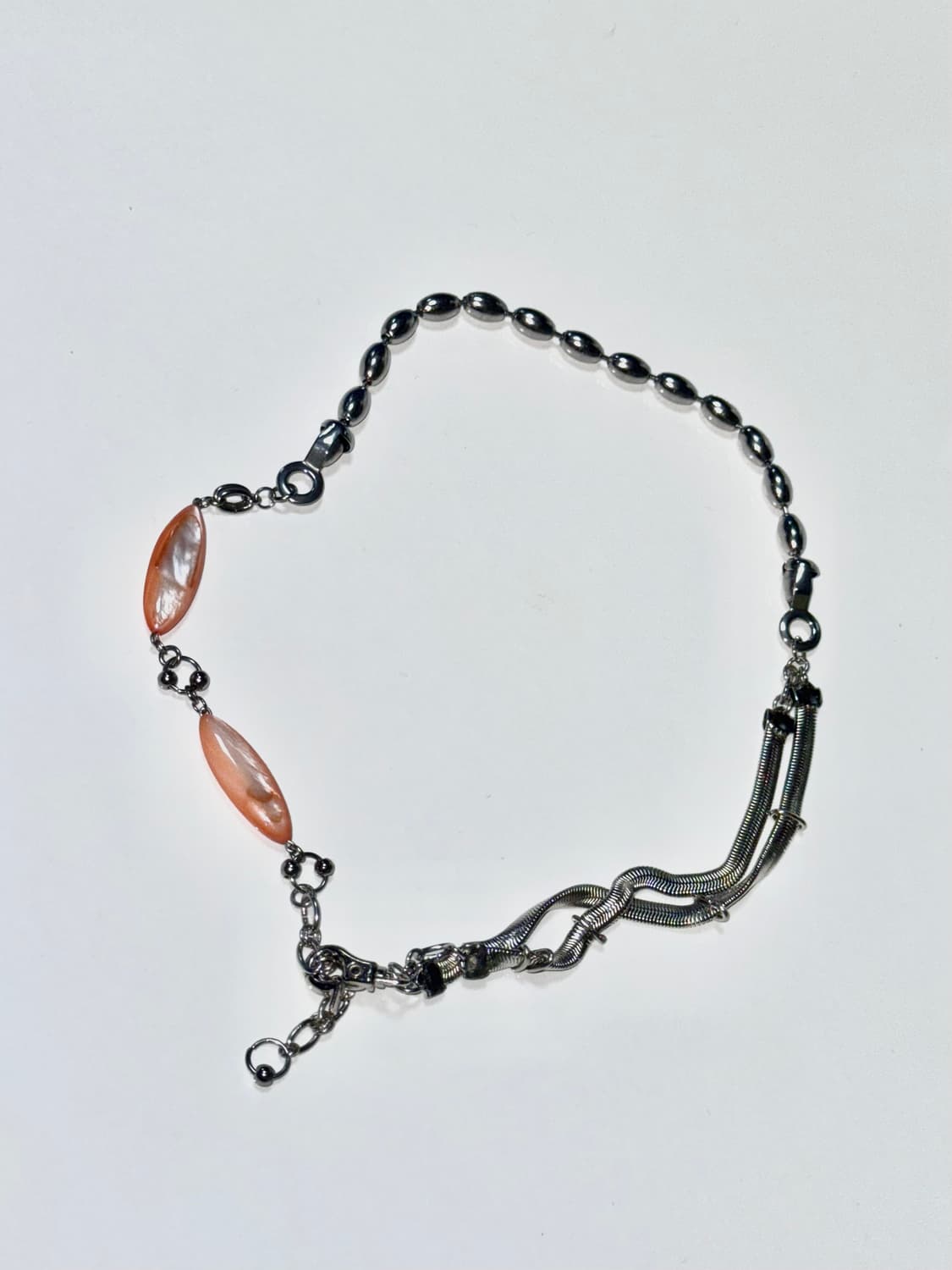 Orange Mix Chain Necklace 상품이미지8