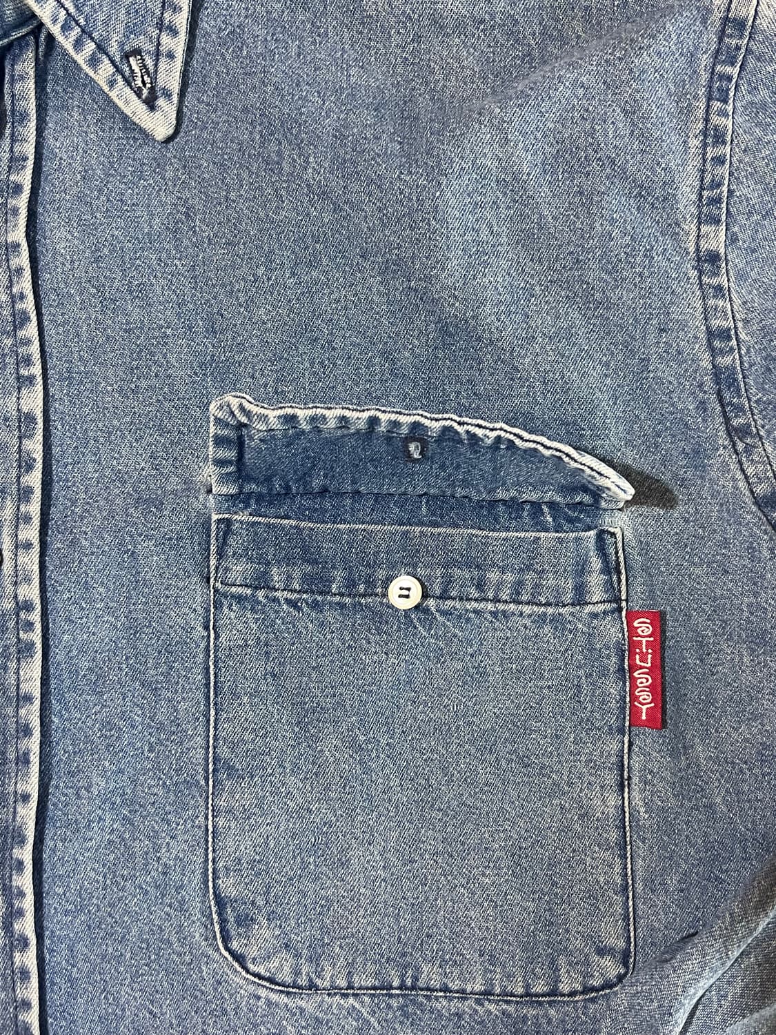 80s stussy denim button shirt 상품이미지6