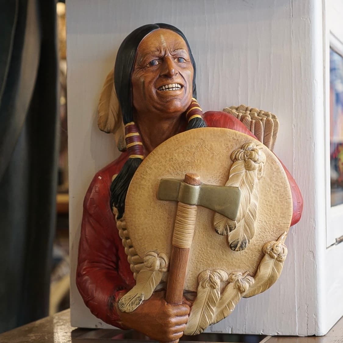 빈티지 네이티브 아메리칸 벽 헤드장식 상품이미지4