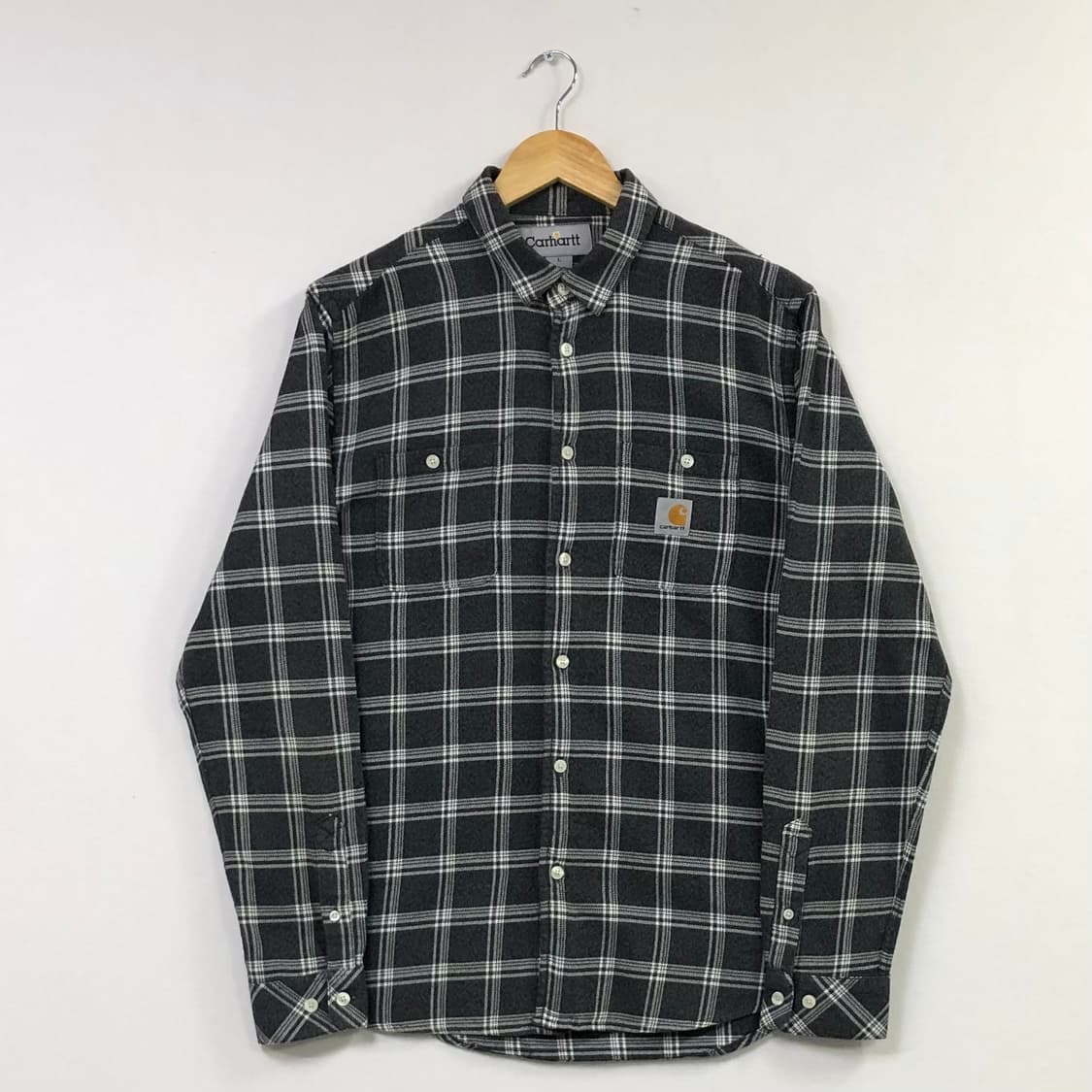 L 칼하트 체크 워크 남방 상품이미지2