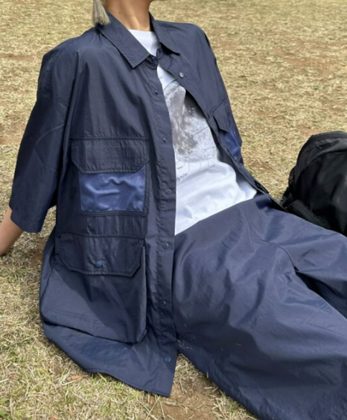 차오페닉 빈티지 오버핏 셔츠 자켓 상품이미지3