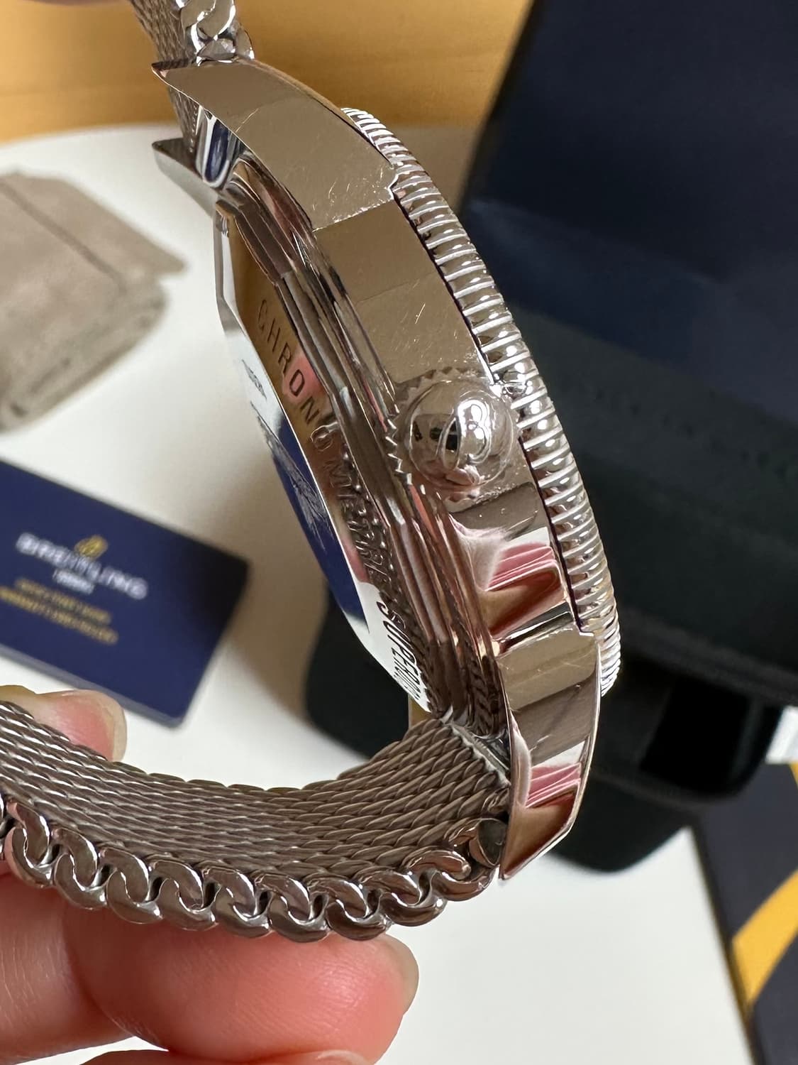 (국내매장판) 브라이틀링 슈퍼오션 헤리티지 B20 42mm 녹판 상품이미지4