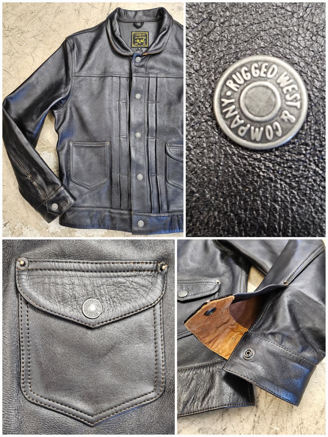 Rugged Weat "Stockman" Leather Jacket 상품이미지3
