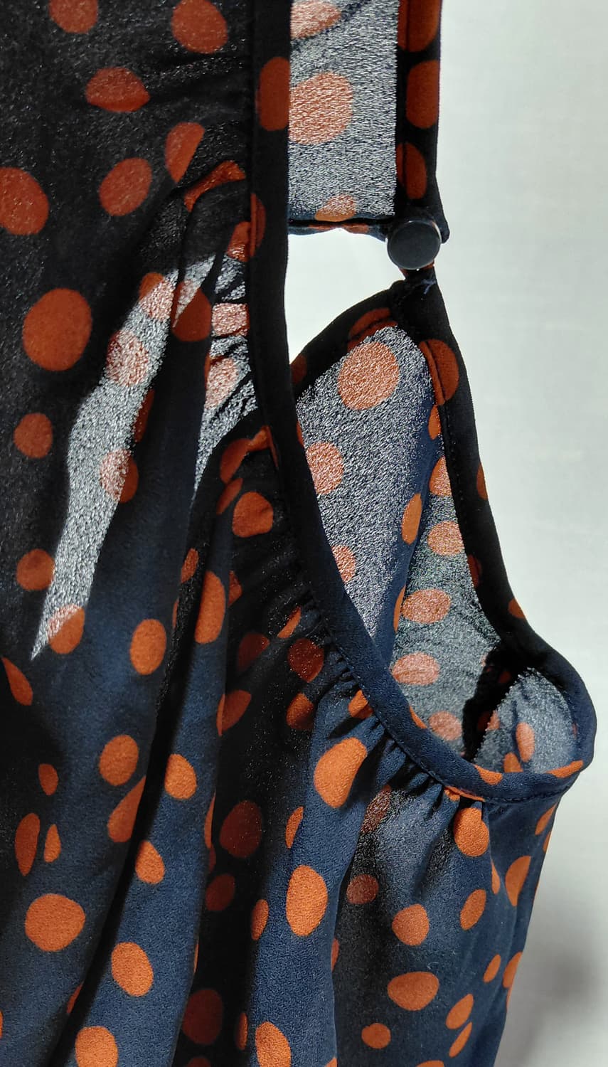 [정품] Mila Owen 도트 티어드 셔링 롱 원피스 (Size 0) 상품이미지9