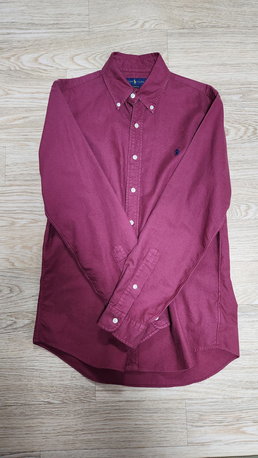 폴로 버건디 셔츠 s 상품이미지1