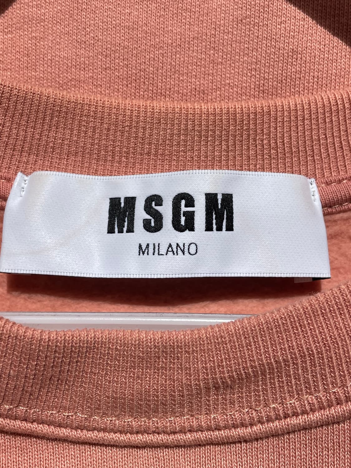 MSGM 밀라노 맨투맨 핑크 S 상품이미지5