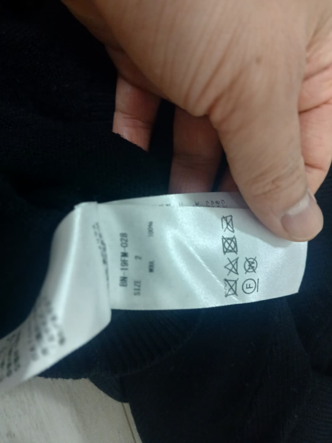 바토너 터틀넥 블랙 2사이즈 상품이미지3