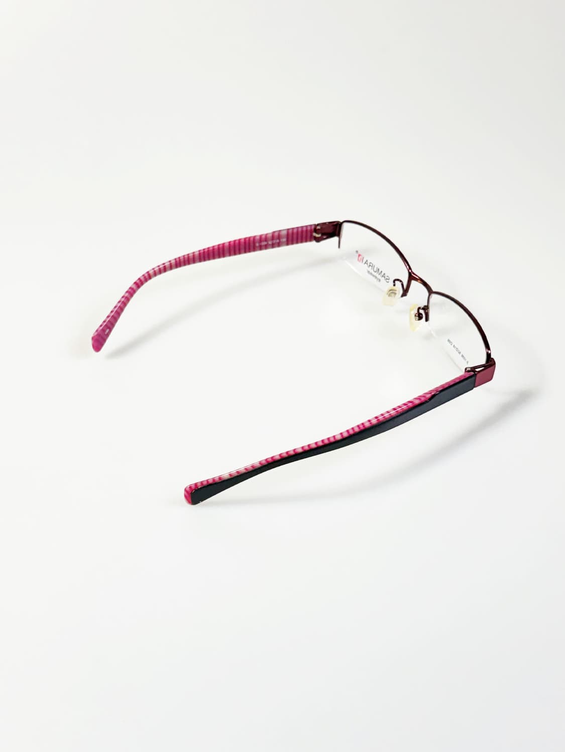 SAMURI EYEWEAR 반무테 스퀘어 메탈 빈티지 안경 상품이미지4