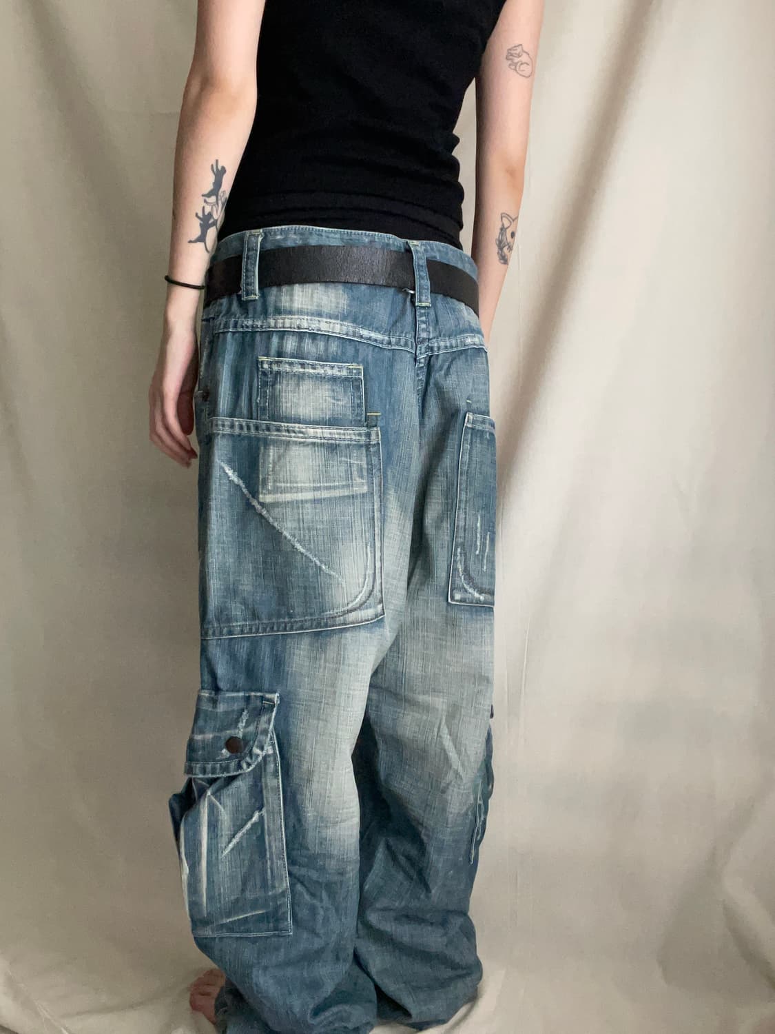 Denim Cargo Pants 상품이미지2
