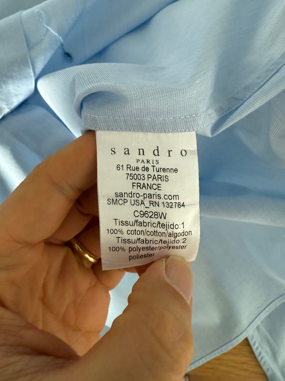 산드로(sandro) 코튼 셔츠 상품이미지7