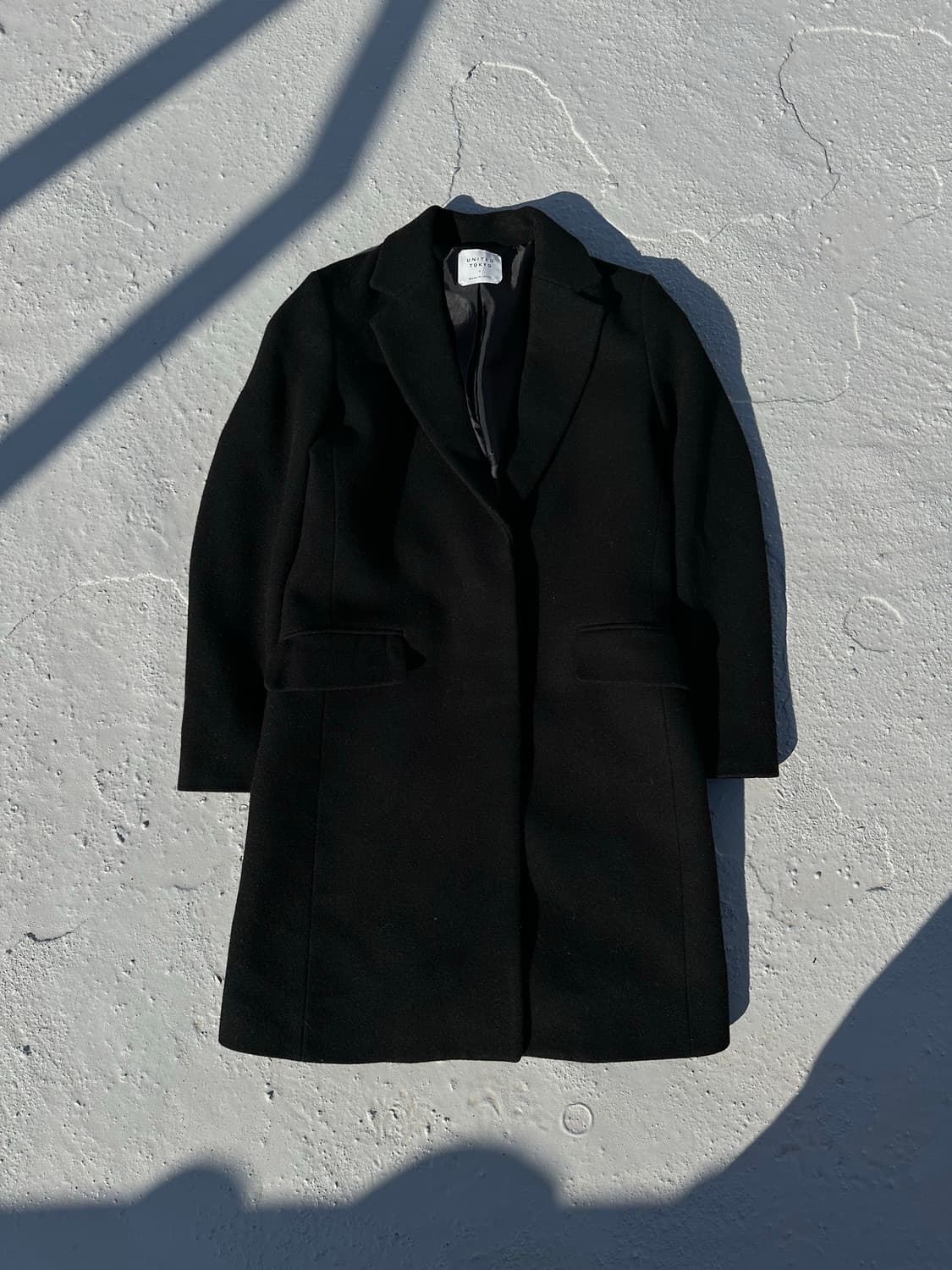 JPN UNITED TOKYO 유나이티드 도쿄 블랙 체스터코트 1 상품이미지1