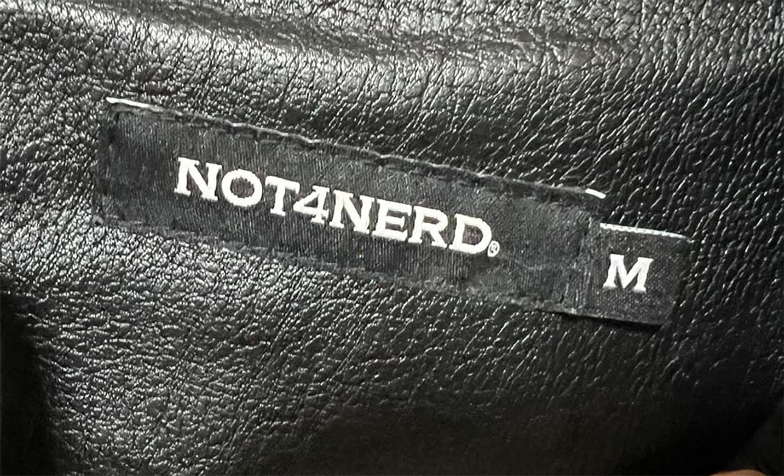 낫포너드 레이싱 크롭 레더자켓 남자 캐주얼 스트릿 오버핏 M 95-100 상품이미지4