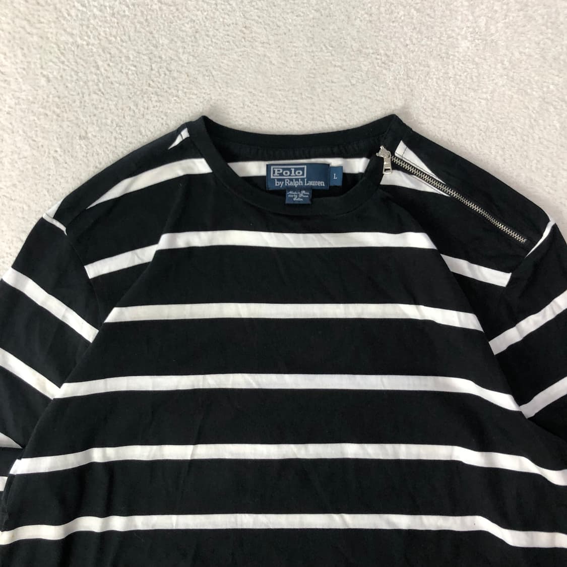 폴로랄프로렌 지퍼디테일 스트라이프 롱슬리브 상품이미지4