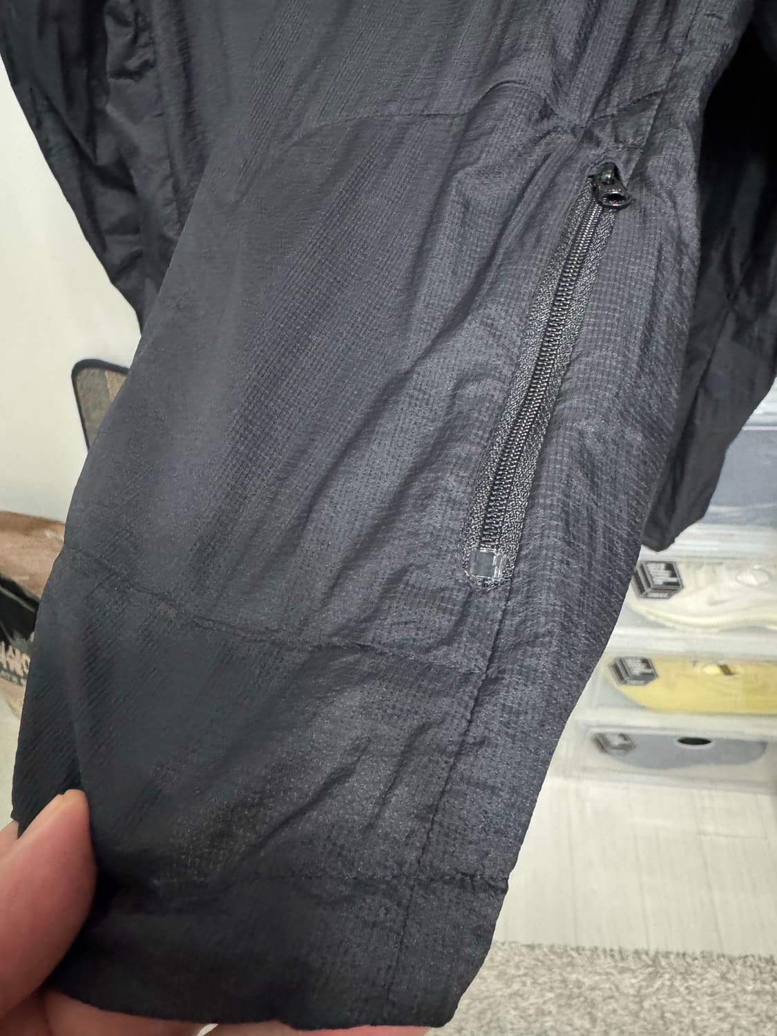 [XL] 나이키 러닝 초경량 바람막이 블랙 상품이미지3