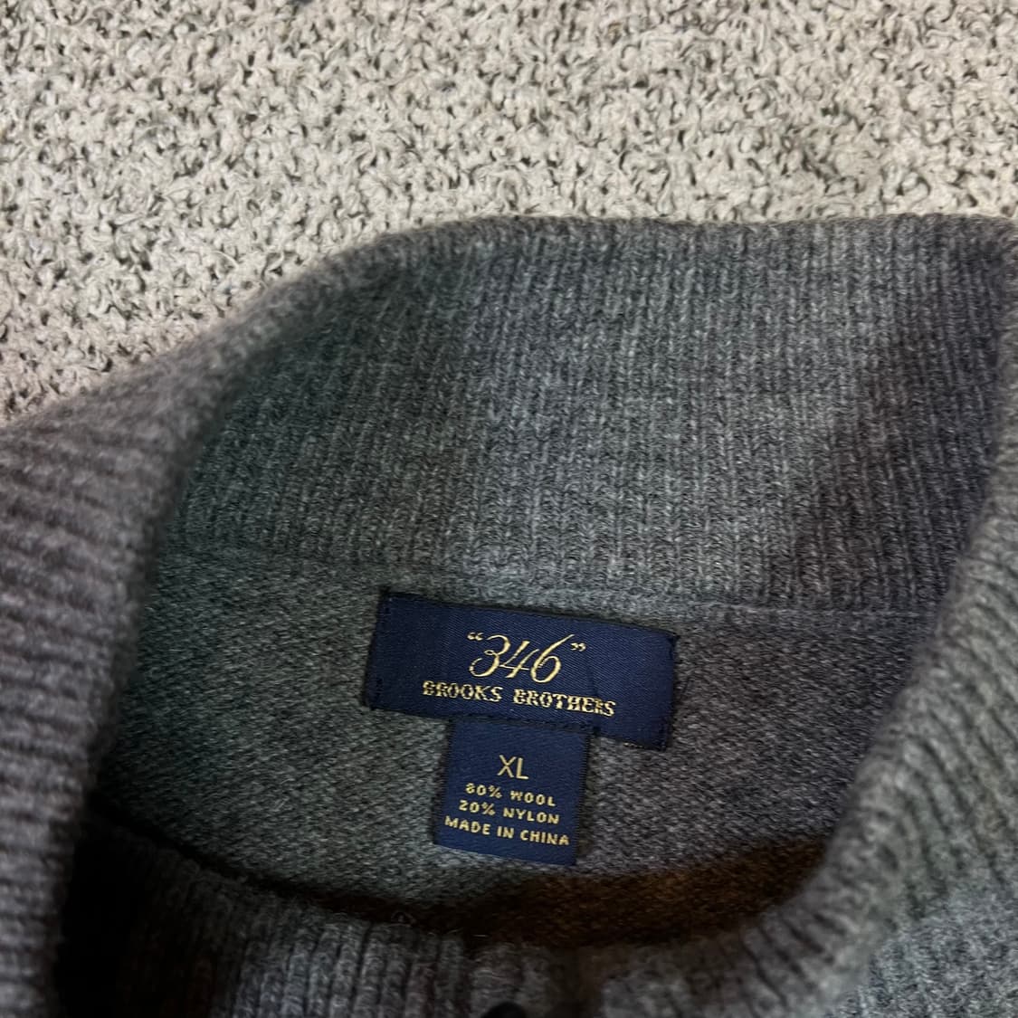브룩스 브라더스 아가일 울 니트 상품이미지3