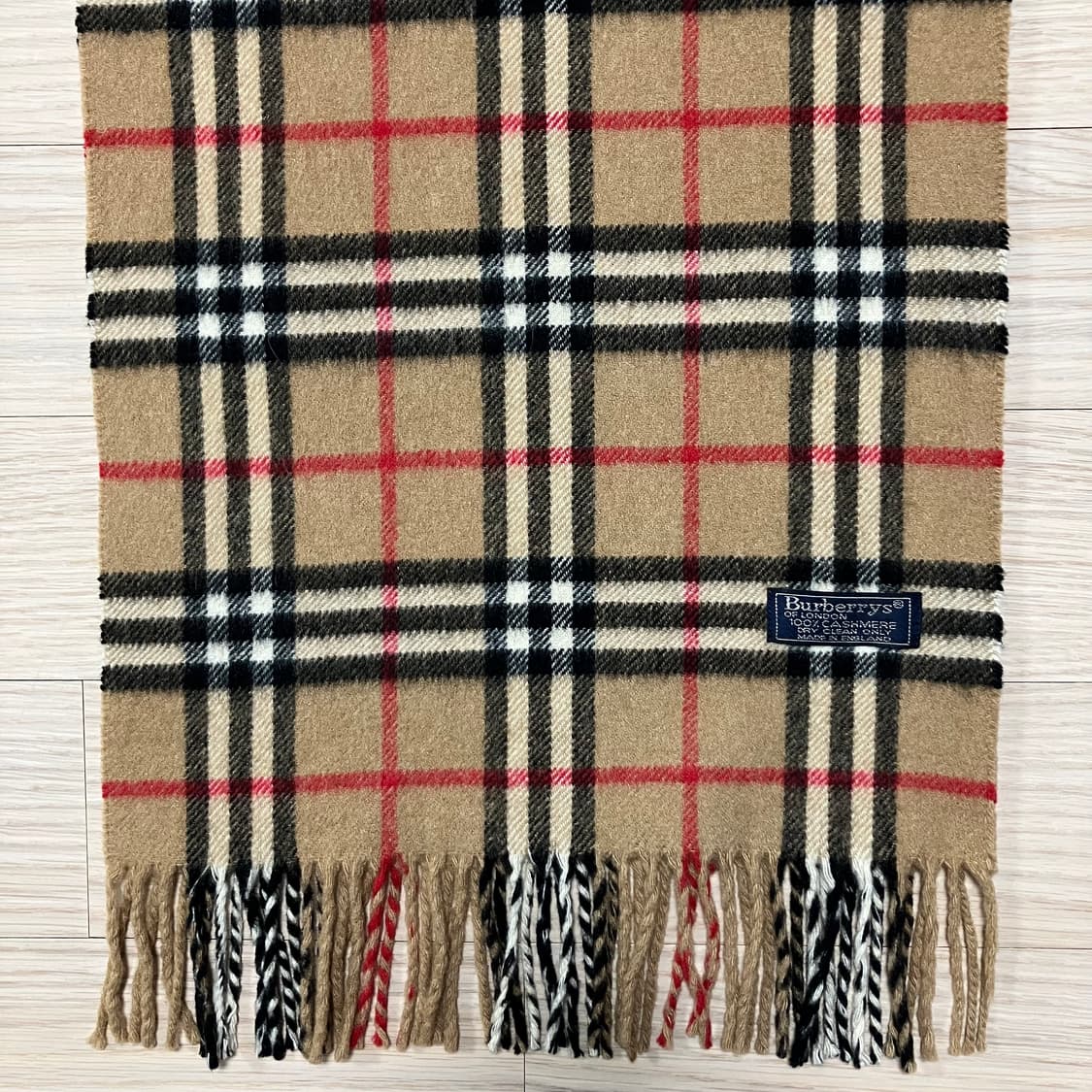 [정품] 버버리 베이지 노바체크 캐시미어 머플러 (burberry) 상품이미지3