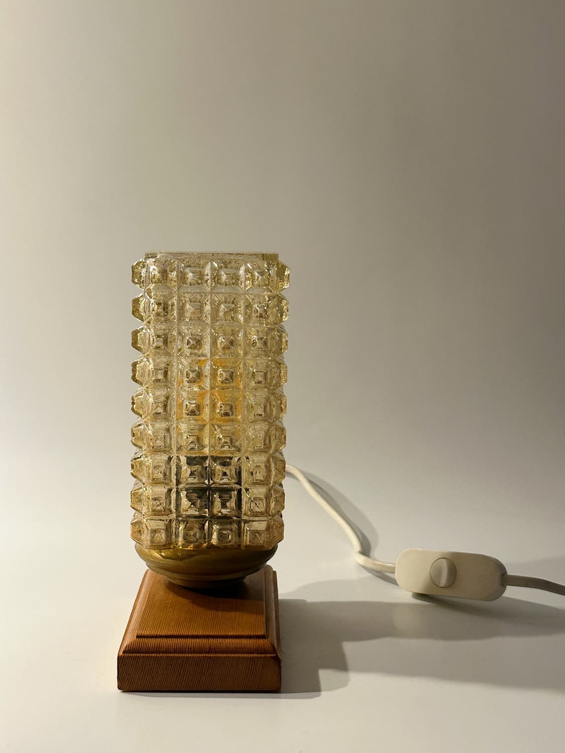 70’s 독일 ME 빈티지 글래스 앤틱 테이블 조명 미드센츄리 램프 레트 상품이미지5