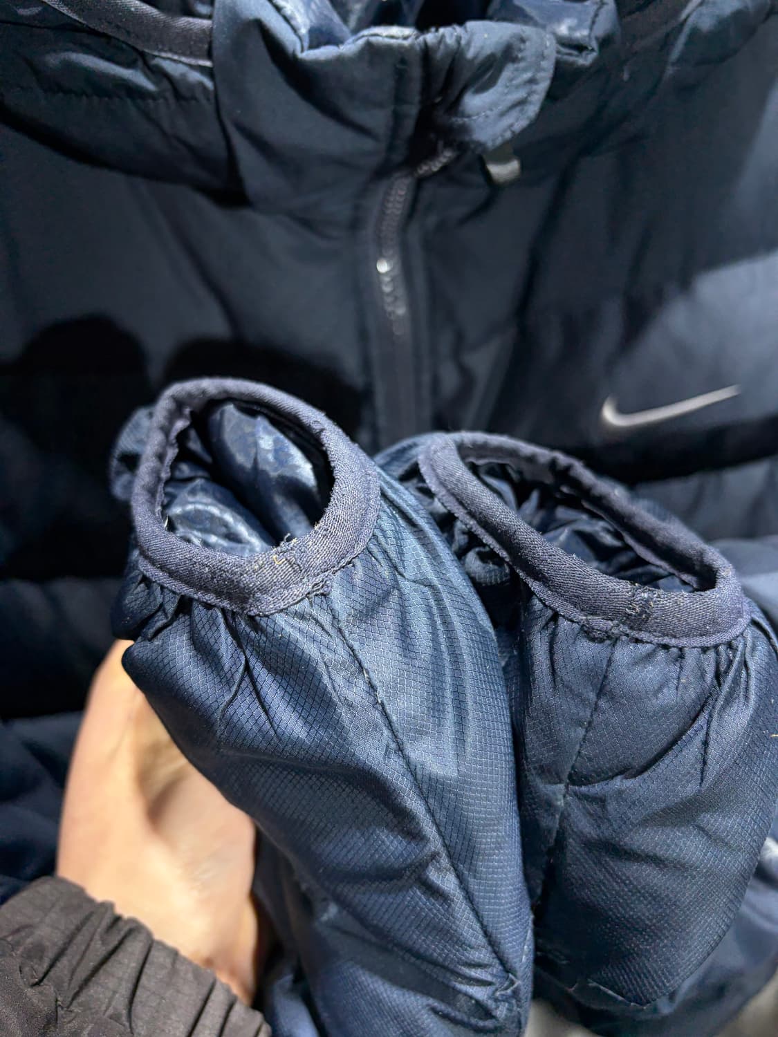L 나이키 스우시 다크네이비 스몰 패디드 패딩 상품이미지7