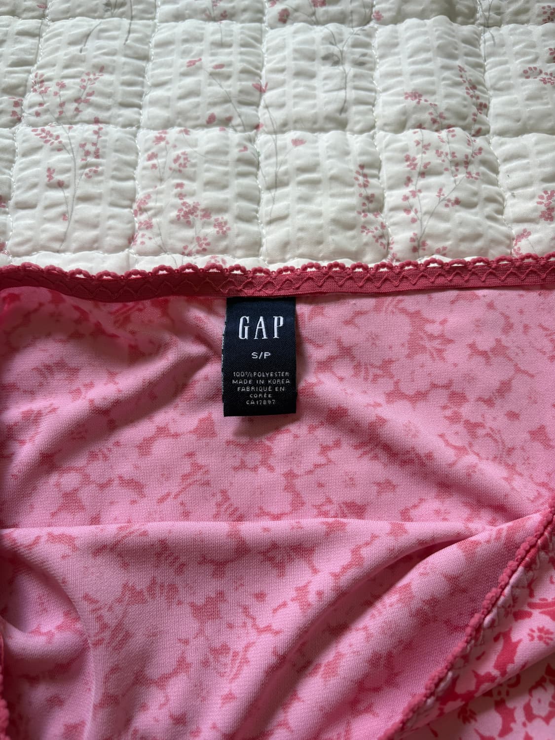 Gap pink folwer skirt 상품이미지6