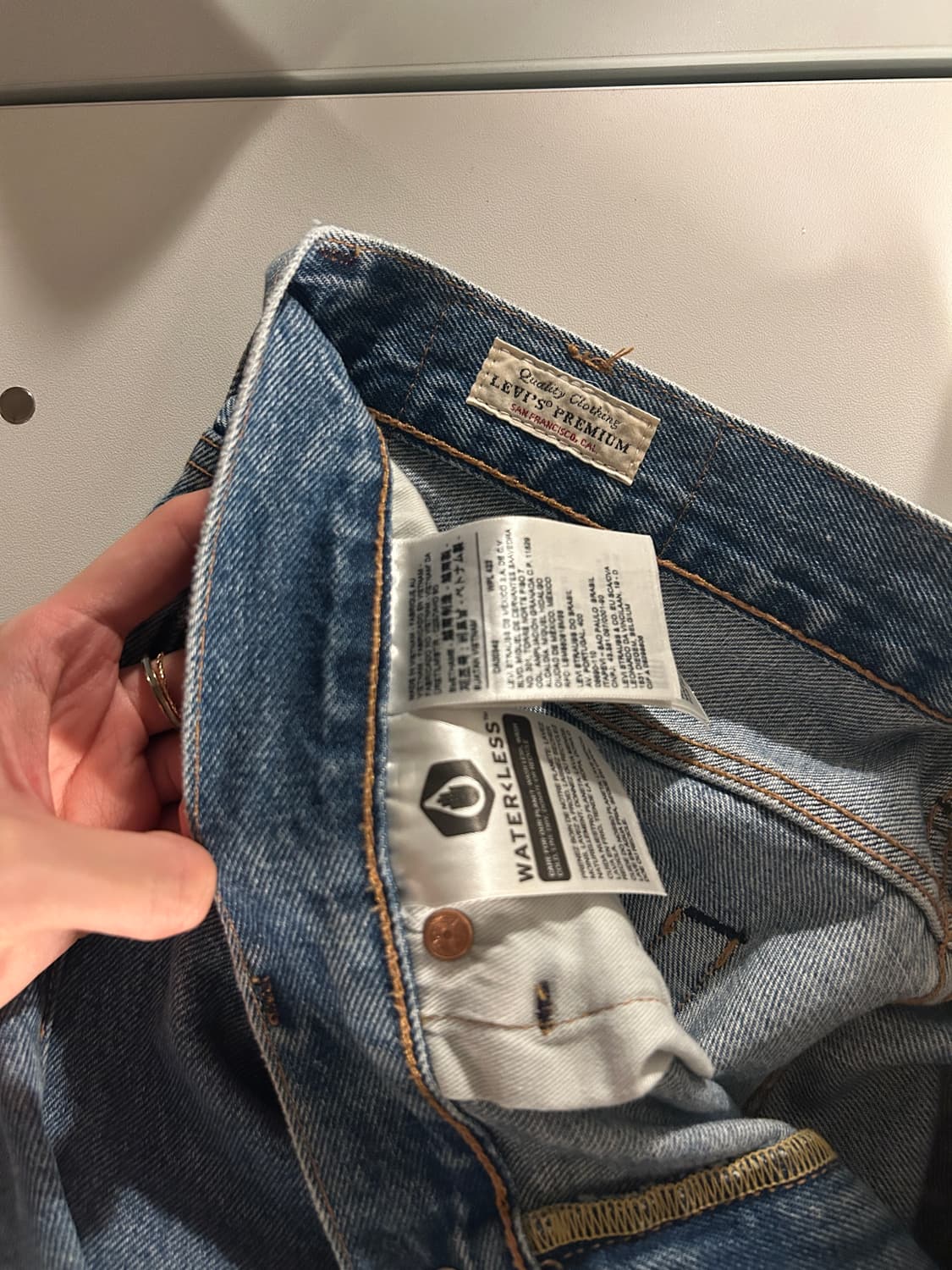 Levi's stay loose wide jeans 상품이미지3