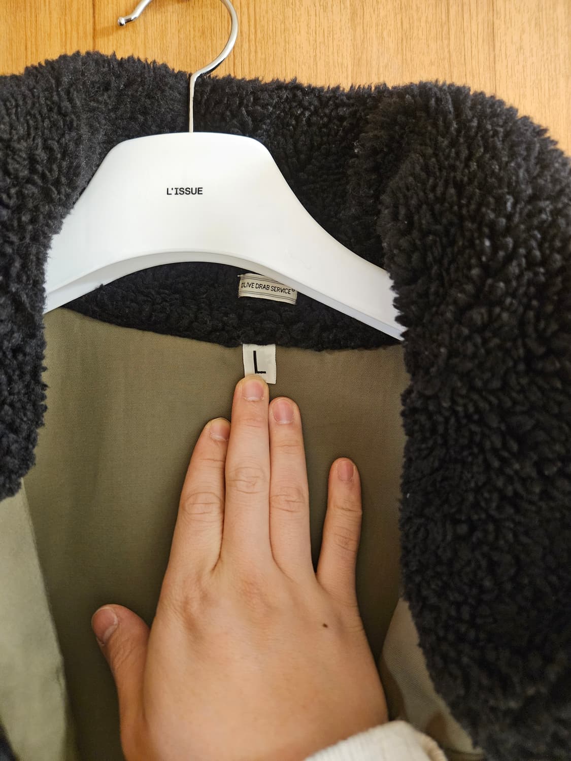 올리브드랩서비스 n3b파카 L 상품이미지6