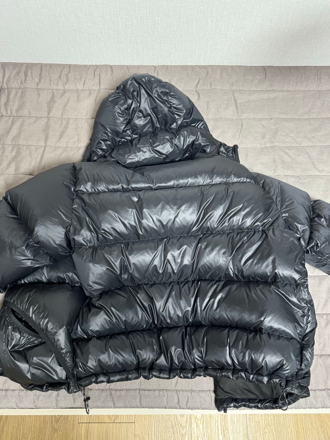 스투시 다운 파카 마이크로 립스탑 팬텀 블랙 상품이미지3