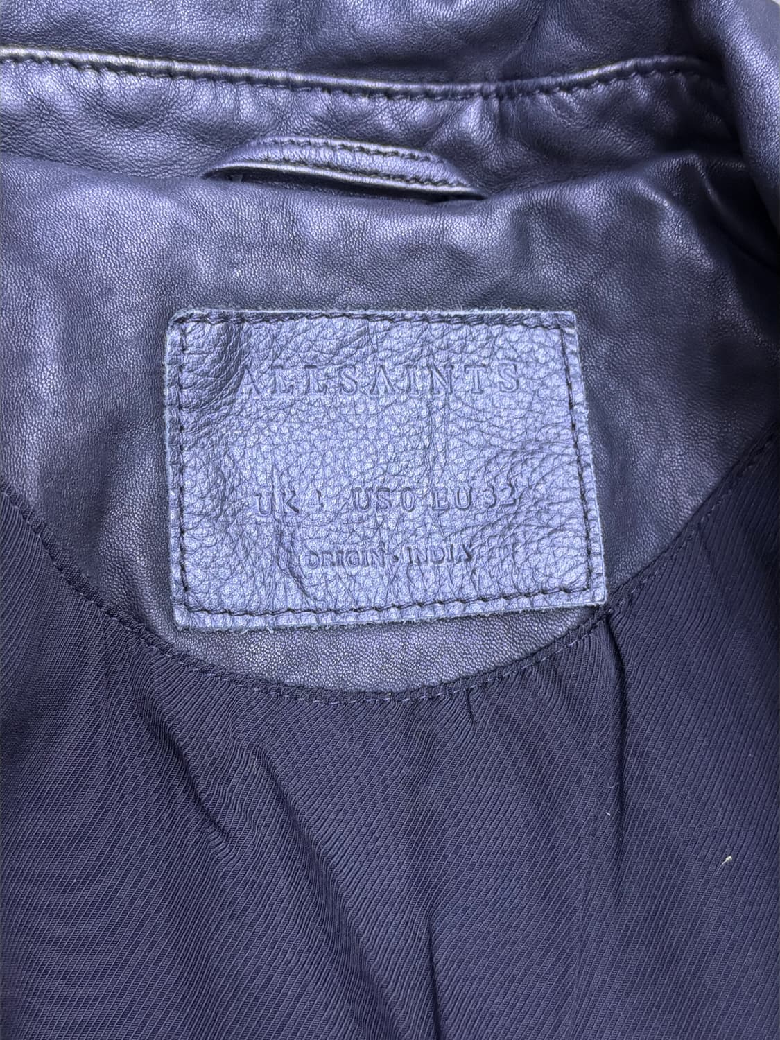 올세인츠 파핀 소가죽 바이커 라이더자켓 32 상품이미지8