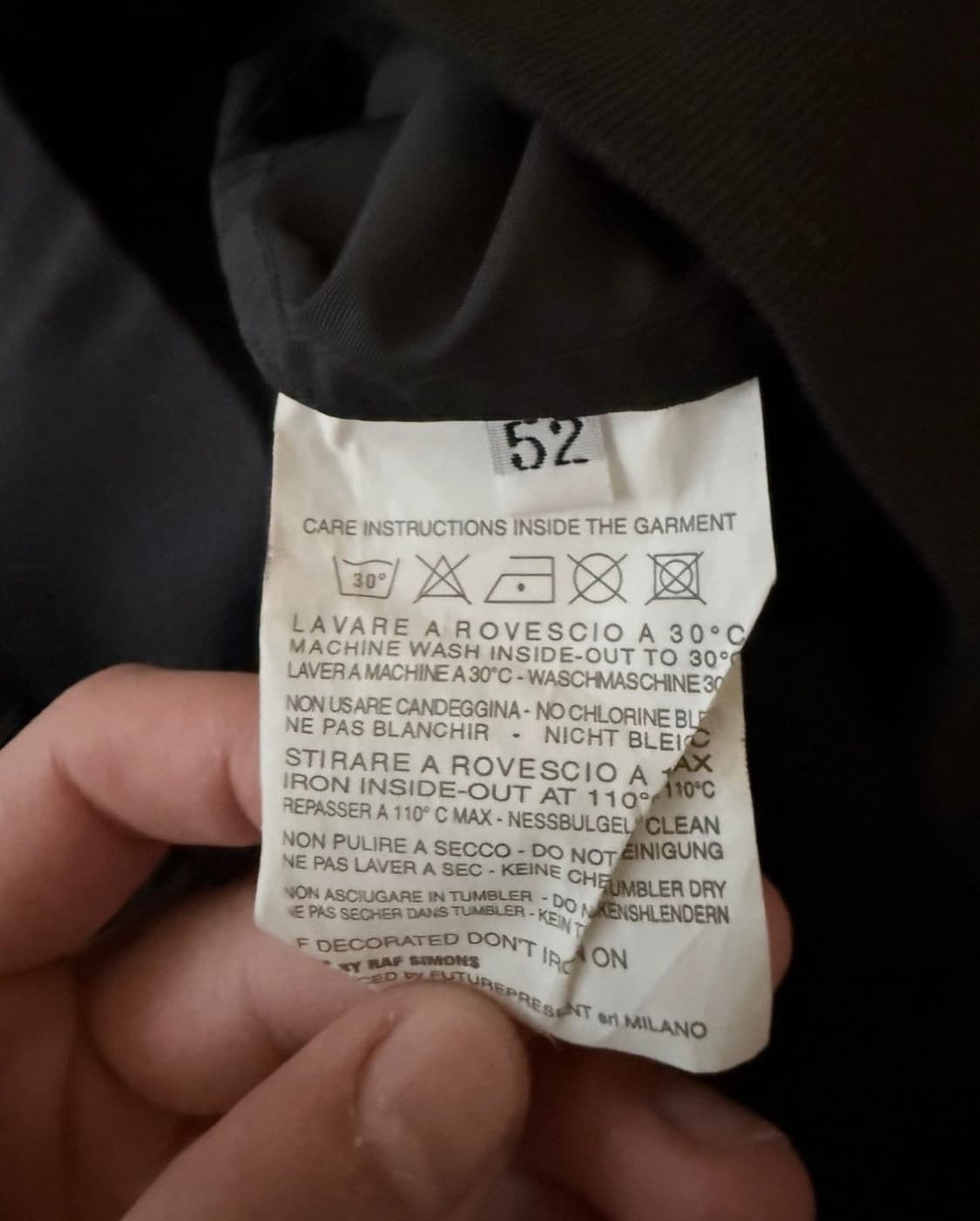 raf by raf simons 봄버 상품이미지5