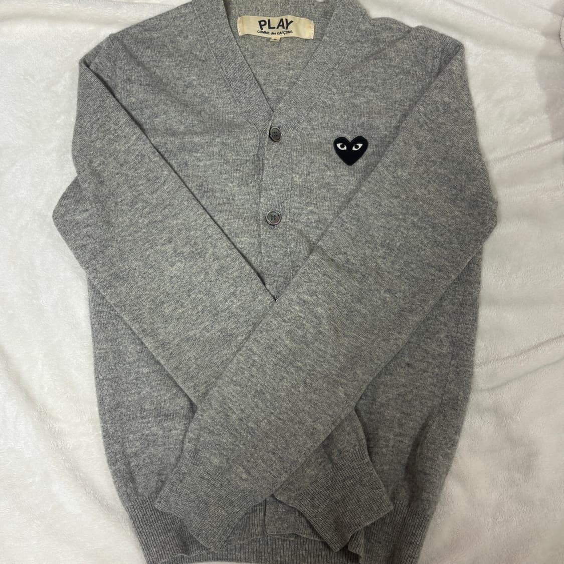 꼼데가르송 가디건 그레이 회색 s 95 상품이미지1