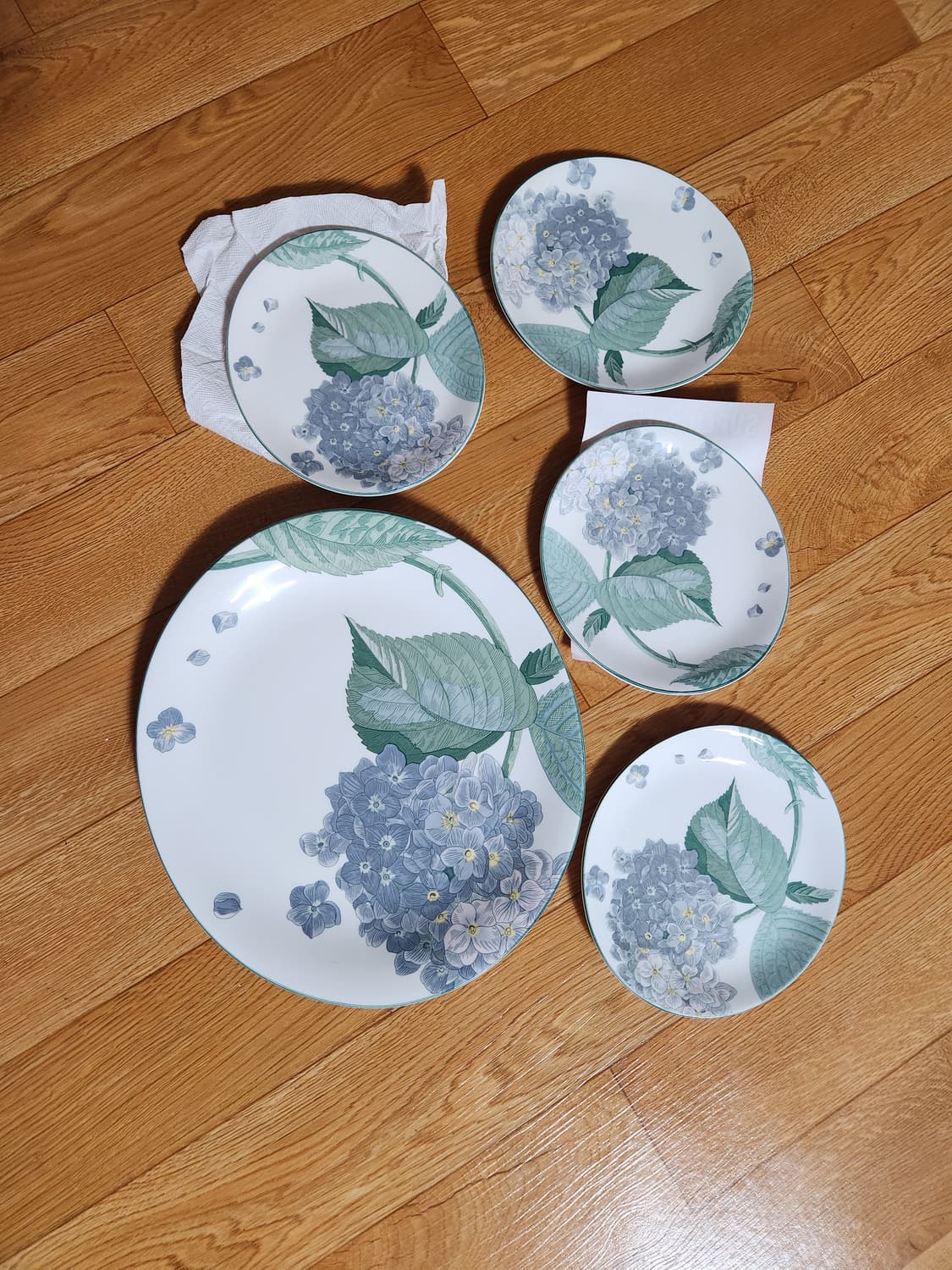 수국 부페접시 세트 상품이미지1